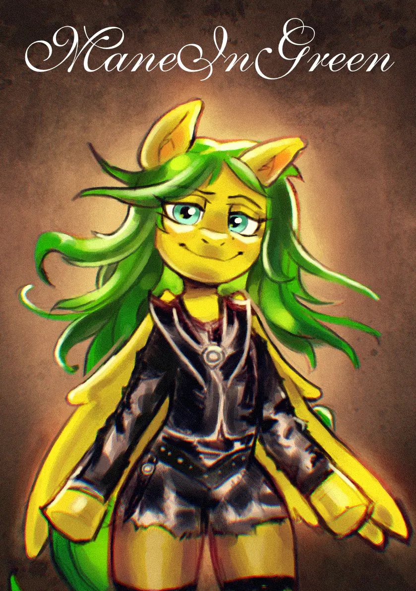 Mane in Green announcement drawing made by NamoD for EponaFest 2026