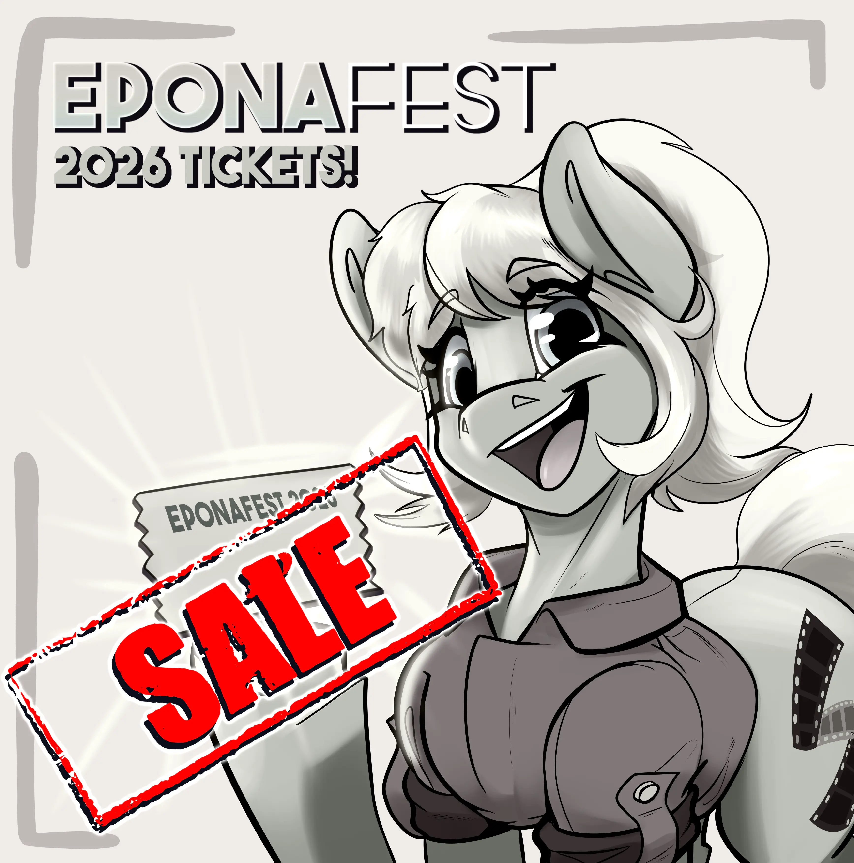 Milli holding a ticket